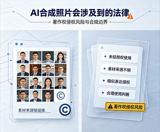AI合成照片会涉及到的法律&mdash;著作权侵权
